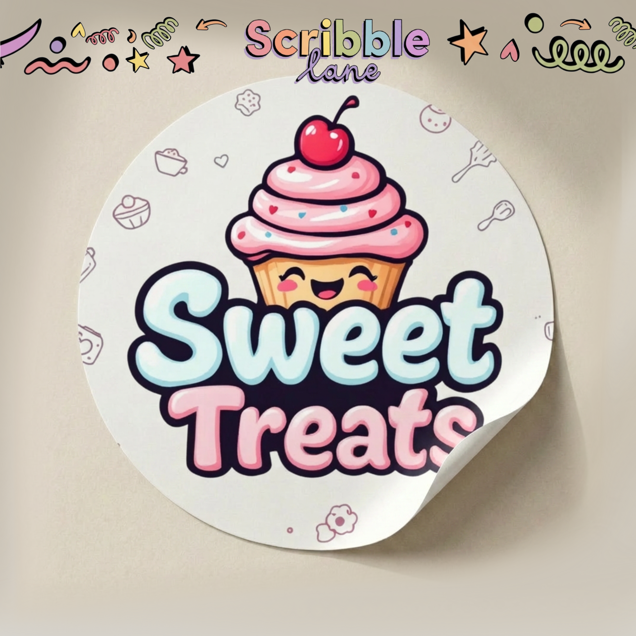 Sweet treats stickers