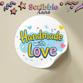 Handmade with love sticker
